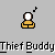 Animated pixel art of yellow figures with white heads performing gestures like waving, clapping, and holding hands against a gray background.