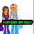 Two pixelated figures stand side-by-side with a green text banner reading "Lindsay Lohan" below them against a white background.