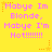 Yellow background with pink text reading "Mabye Im Blonde, Mabye I'm Not!!!!!!!" repeated in a pattern with orange star accents
