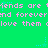 Green background with repeated pink text and blue star animations.