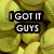 A four- of pixelated text overlays on a yellow floral background, with animated changes in the displayed phrases