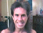 A person with dark hair appears in a sequence of five showing subtle variations in hair length and background elements