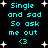 Pixelated cyan text and white stars on black background with heart symbol, animated with star position changes.