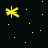 Black background with scattered yellow stars and small dots, blue text reading 'reach for the', and yellow text reading 'STARS!' at bottom right.
