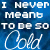 A 50x50 pixel animated buddy icon displaying text and a signature across two frames with blue background, showing color transition in the signature.
