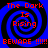 Four identical display a blue and black spiral background with red text reading "The Dark Is Rising" and "BEWARE !!!!" in pixelated font