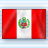 Static pixelated image of a flag with two vertical red bands flanking a central white band containing a green and brown emblem.