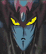 Animated sequence of a blue-skinned character with glowing eyes and chest energy changing through five states.
