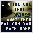 A 48x48 pixel animated contact sheet showing two frames of a buddy icon with text and a heart symbol, featuring a dark background with light streaks and pixelated text.