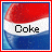 Animated sequence of a red, white, and blue Pepsi bottle cap with changing text across frames.