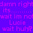 Pixelated text on purple background with repeated phrases and a small blue figure, animated between two states showing different cursor positions.