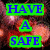 Green and blue text overlays on a pixelated background with red and orange circular shapes.