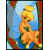 A 50x50 pixel animated buddy icon featuring Tinker Bell in a cartoon style, displayed as part of a contact sheet with text reading "Original Icons .com" on the right side.