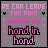 A contact sheet of 10 animated frames showing a pixel art icon with pink text and heart symbols on a gray background, each frame displaying the same static design.