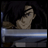 Pixelated anime-style character with dark hair and a sword, next to 'AnimeIM' and 'com' text on black background.