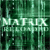 Green pixelated background with vertical lines and white text reading 'MATRIX' in blocky letters, partially obscured by pixelation.