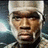 Pixelated image of a person with light-colored head covering and dark clothing, surrounded by orange text on black background.