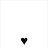 Black heart shapes arranged in horizontal on a white background, increasing from one to seven hearts