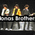 Four distinct headshots of individuals labeled Jonas Brother, Nick Jonas, Joe Jonas, and Kevin Jonas arranged in a with black text overlays