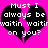 Two identical black broken hearts on a bright pink background with white pixelated text reading "Must I always be waitin' waitin' on you?".