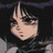 Pixelated anime-style character face with dark hair and light skin on left, next to pixelated text "Anime IM" above smaller "com" on black background.