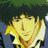 A 48x48 pixel buddy icon featuring a yellow cartoon character with flowing hair against a green and blue background, paired with text reading "Anime IM" and "com" on a black panel.