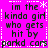 A static pixel art image with a bright pink background displaying repeated text and decorative elements in black and white.