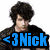 Four distinct pixelated images of young men with curly dark hair, each overlaid with colored text labels in different fonts and colors.