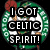 A four- of pixelated text-based images with basketball and Celtic-themed visuals, each containing distinct text phrases