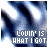 A 5x5 contact sheet of animated frames showing a blue and white abstract background with the text 'LOVIN' IS WHAT I GOT' in pixelated font across all visible frames.