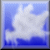 Blue background with white cloud-like shapes and blue text reading "Think" in the top , transitioning to partial phrases like "thinking of you..." across subsequent