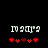 Pixelated text 'm9qra' above five red heart symbols on black background, with one heart changing color between frames.