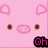 Pink background with repeating heart and bow shapes, brown dots, oval outlines, and text elements "Oh," "No," "You," and "DIDN'T" in pink pixelated font on black rectangles.