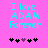 Pixelated cyan text on bright pink background reads "I love ADAM Forever" with five small heart symbols below.