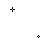 Four black cross icons with pink centers on a gray background, varying in size and position across the frame.