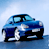 Animated contact sheet showing two frames of a blue sports car icon with visible motion blur on wheels and headlights, alongside static text "Coolbuddy.com" on white background.