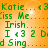 Green pixelated text on orange background with bright white light spots, arranged in repeating pattern
