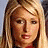 A contact sheet of 11 animated frames from a buddy icon featuring a blonde woman and pixelated text "the simple" on black background, with one frame showing "the simple Life".