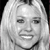 A 2x2 contact sheet of a celebrity's animated buddy icon featuring two grayscale facial expressions and a blue background with "CoolBuddy.com" text.