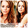 A static image of a woman with long brown hair wearing a white top, with the text 'Lindsay' visible at the bottom.