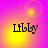Four- shows 'Libby' text over yellow-pink gradient background with animated light effects