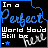 A 4x3 contact sheet of animated frames showing a black background with blue and white text reading "In a Perfect World You'd Still be here" and small star symbols, each frame displaying slight variations in the star's line style.