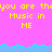 Pixelated text repeats across a bright pink background with cyan waveforms, showing partial phrases and letters in yellow.