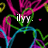 Pixelated abstract icon with vibrant pink, green, and blue lines forming a chaotic pattern against black background; white text 'ilw' visible in center.