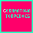 Animated sequence of pink square icons with cyan borders displaying text changes across frames, transitioning from 'GERMANTOWN TARPEDDOS' to 'HERE #1' and '5X EAT OUR BUBBLES'.