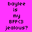 Four pixelated text in a display identical text with varying background colors