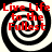Four identical display a black-and-white spiral background with red text reading "Live Life to the Fullest" in a pixelated font