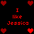 Red pixelated text and heart symbols on a black background, arranged in four identical quadrants with repeated phrases.