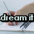 A hand holding a pen writes on paper with text overlays changing sequentially.