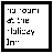 Four pixelated square display text and symbols in a , with one showing an animation change